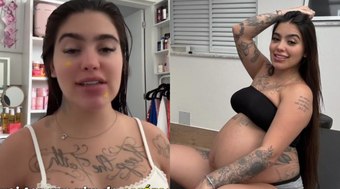Na reta final da gravidez, Mirella se preocupa com exame