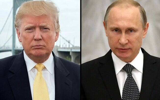 Trump e Putin trocaram elogios durante toda a campanha do republicano à presidência dos Estados Unidos