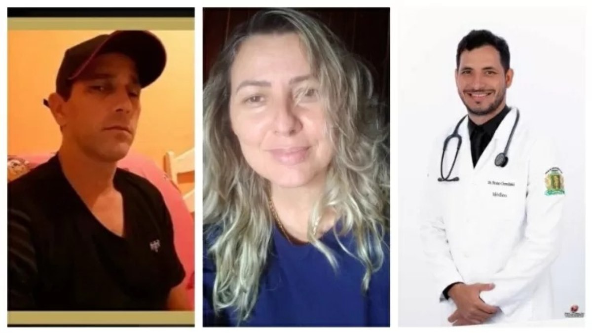 Da esqueda para direita, Márcio Ferreira Gonçalves (marido de Inês e padrasto de Bruno), Inês Gemilaki (mãe) e Bruno Gemilaki Dal Poz (filho) Da esqueda para direita, Márcio Ferreira Gonçalves (marido de Inês e padrasto de Bruno), Inês Gemilaki (mãe) e Bruno Gemilaki Dal Poz (filho)