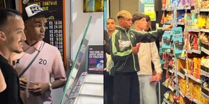 Em SP, Yamal toma sorvete e faz compras em supermercado; assista