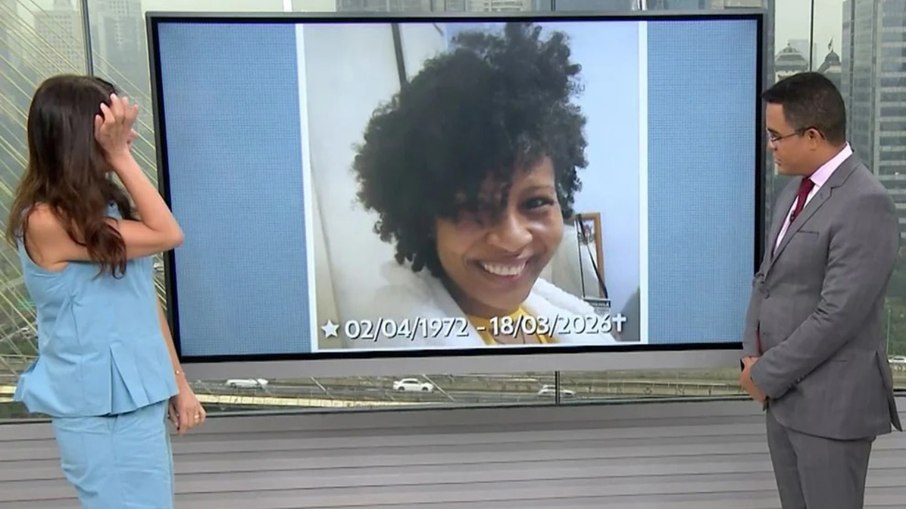 Sabina Simonato chora no Bom Dia São Paulo