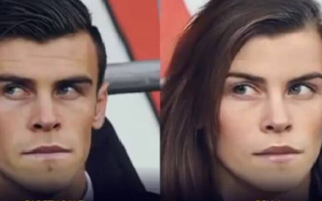 Jogadores de futebol foram transformados em mulheres - Bale