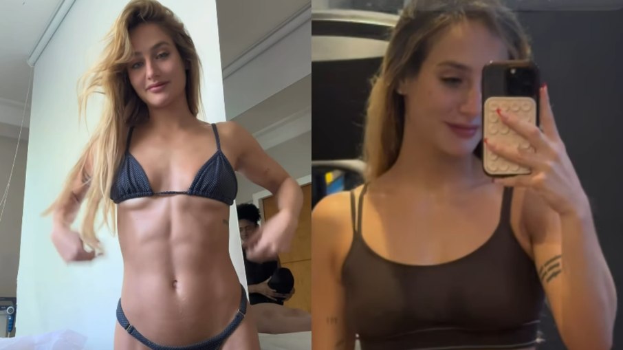 Bruna Griphao segue intensamente com os treinos