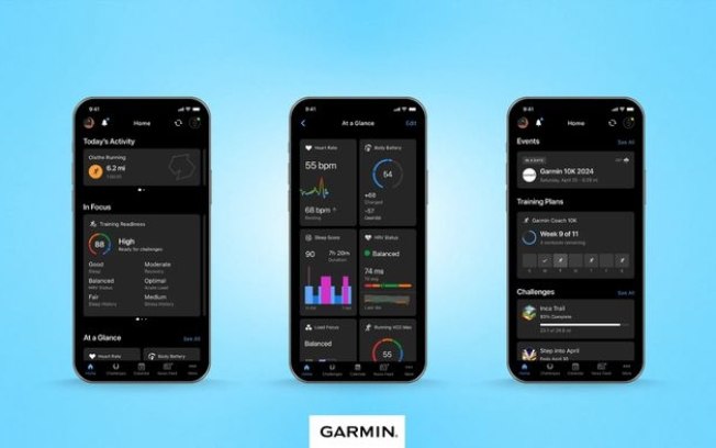 CES 2024 | App Garmin Connect ganha novo visual personalizável nos celulares