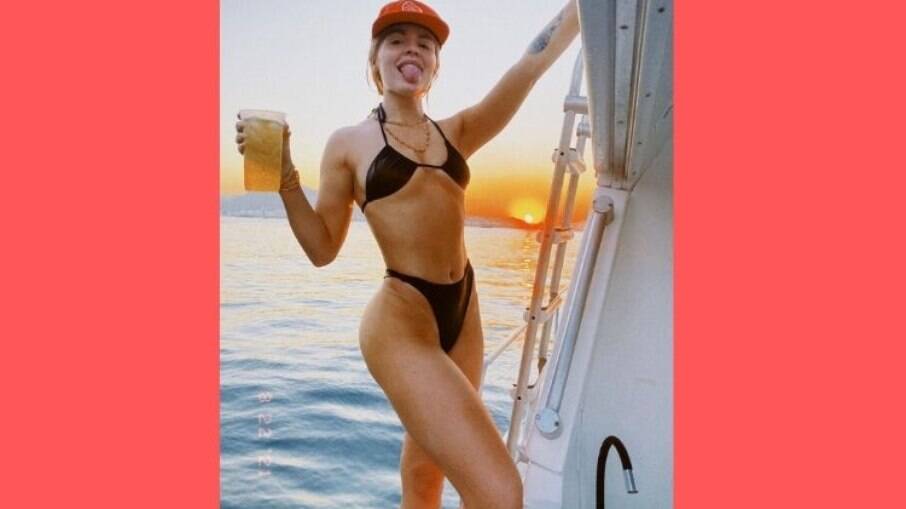 Luísa publicou passeio em barco