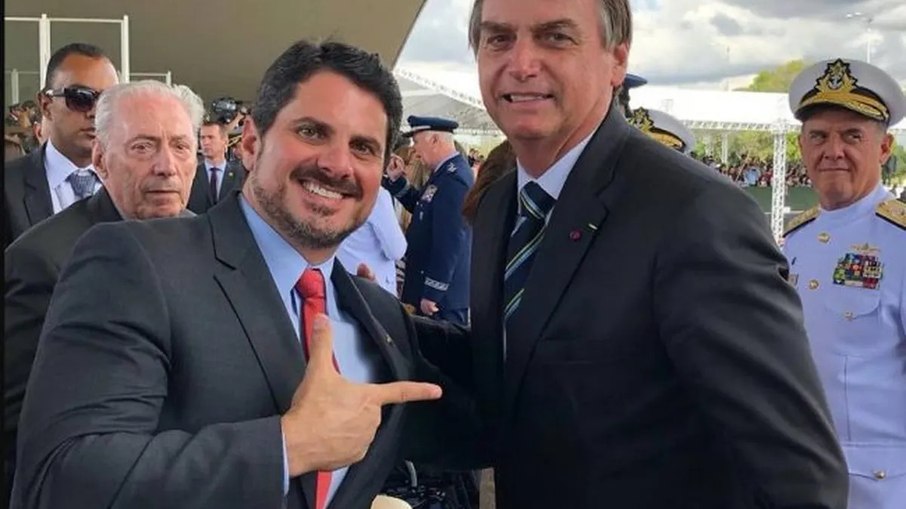 Marcos do Val e Jair Bolsonaro