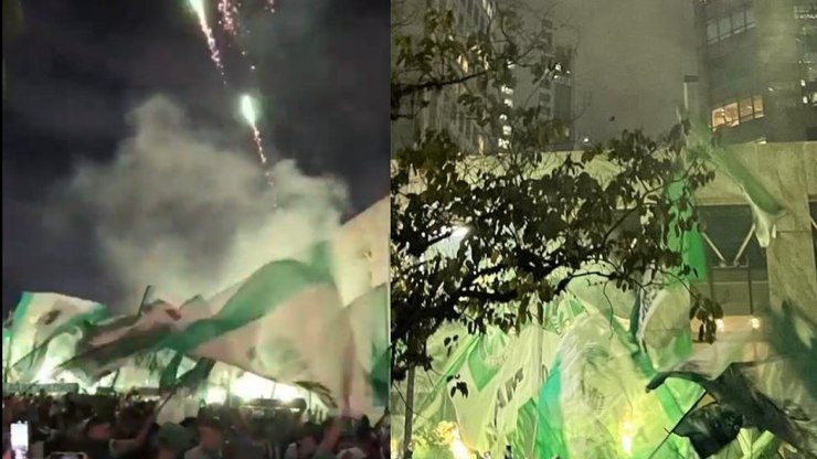 Torcida%20de%20rival%20do%20S%C3%A3o%20Paulo%20na%20Liberta%20faz%20festa%20em%20SP