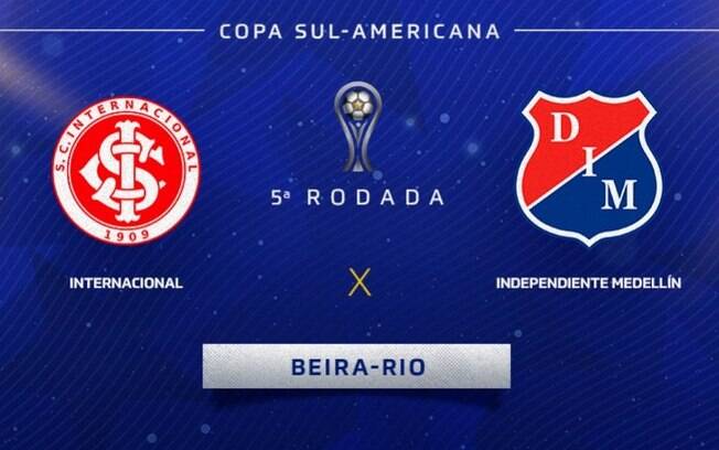 Internacional x Independiente Medellín-COL: prováveis escalações e onde assistir ao jogo da Sul-Americana