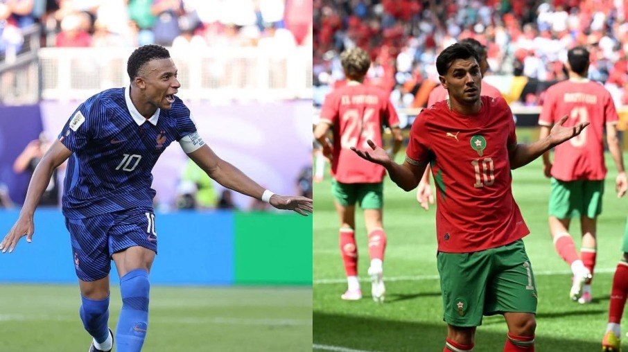 Mbappé e Brahim Díaz são destaques de França e Marrocos Mbappé e Brahim Díaz são destaques de França e Marrocos
