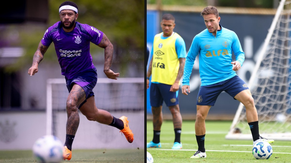 Memphis e Arthur são estrelas de Corinthians e Grêmio