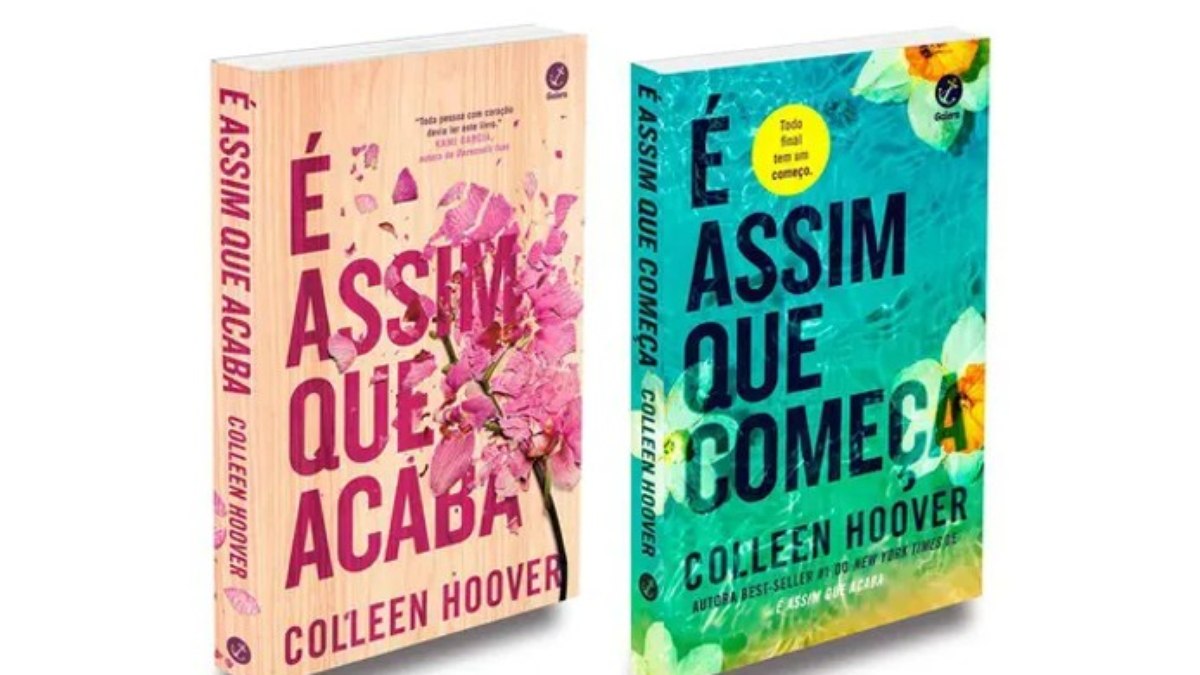 Livros 'É Assim Que Acaba' e 'É Assim Que Começa' de Colleen Hoover 