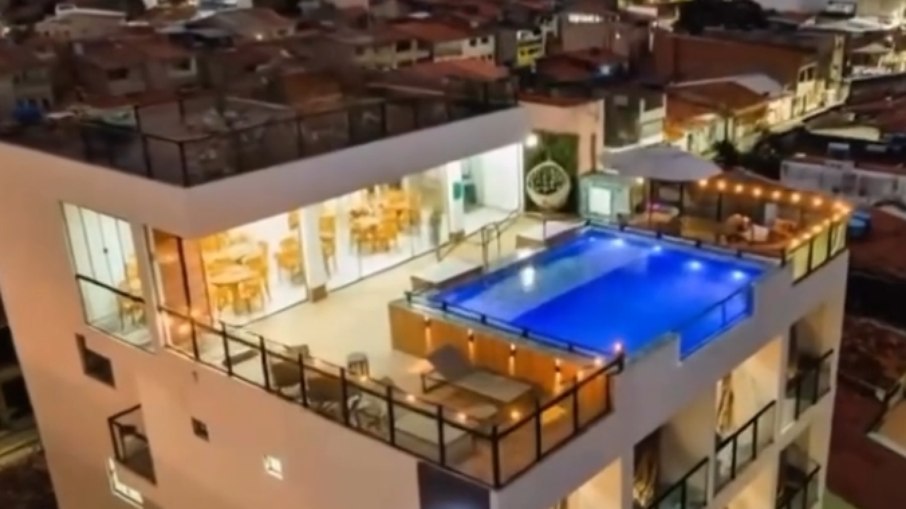 Pousada onde Luciana e seu filho estavam hospedados