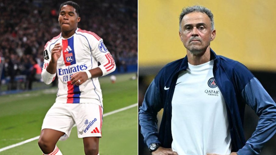 Endrick é ignorado por Luís Enrique, técnico do PSG
