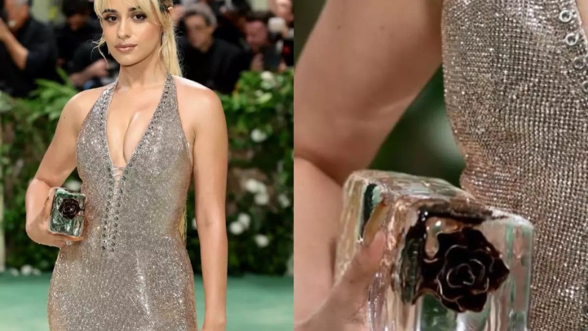 Camila Cabello usou bolsa revestida a gelo no MET Gala deste ano