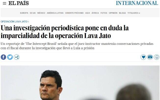 Imprensa internacional repercute sobre vazamento de conversas entre Moro e Dallagnol