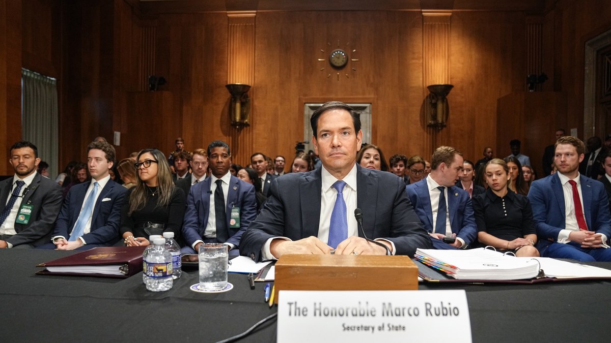 Marco Rubio, secretário de Estado do governo Trump Marco Rubio, secretário de Estado do governo Trump