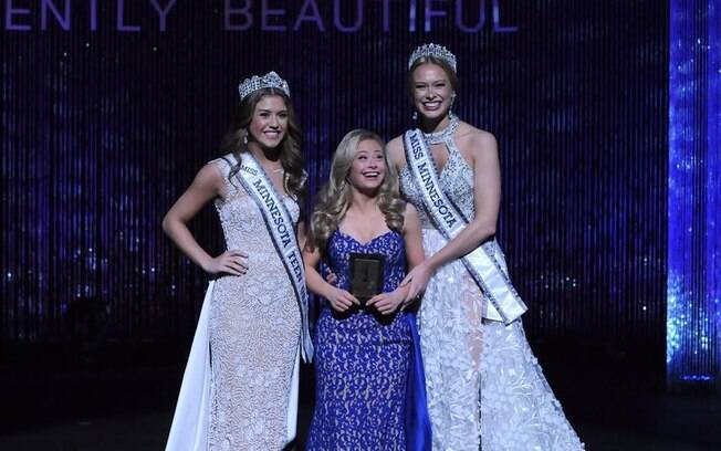A jovem com Síndrome de Down foi o centro das atenções no concurso de beleza Miss Minnesota USA