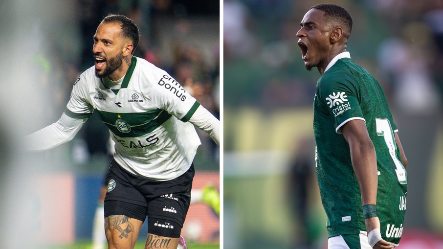 Duelo no topo da tabela: Rodrigo Rodrigues, do Coritiba, e Juninho, do Goiás