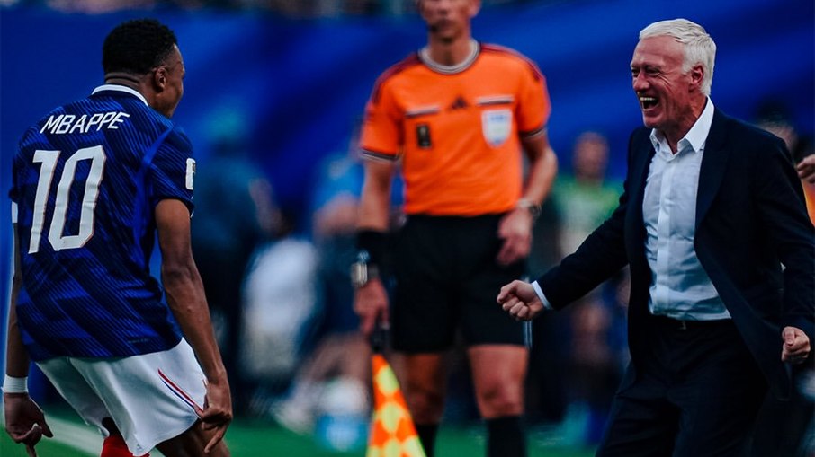 Mbappé e Deschamps