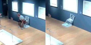 Turista quebra cadeira de cristal em museu italiano