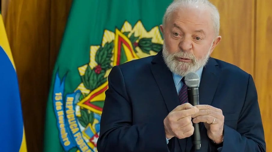 Presidente da República, Lula faz discurso em evento em Brasília