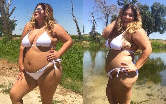 Britnee Rochelle sofreu bullying por ser gorda quando criança e hoje é modelo plus size nos Estados Unidos