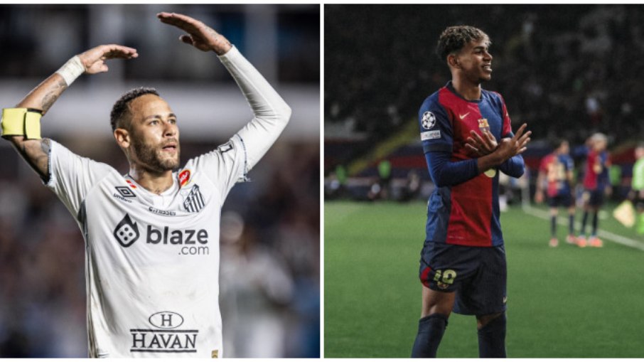 Neymar recebeu elogios de Lamine Yamal Neymar recebeu elogios de Lamine Yamal