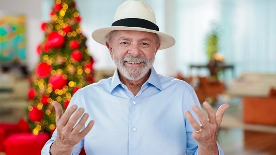 Lula em pronunciamento de Natal