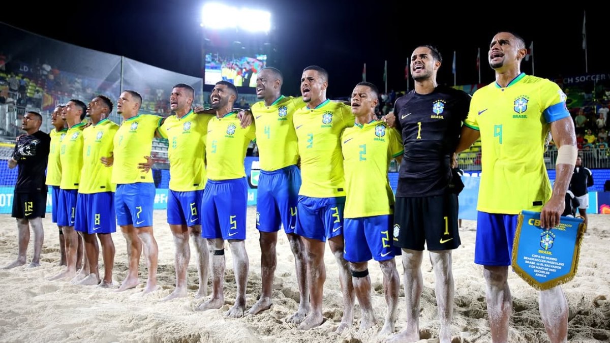 Brasil em busca do heptacampeonato na Copa do Mundo de futebol de areia