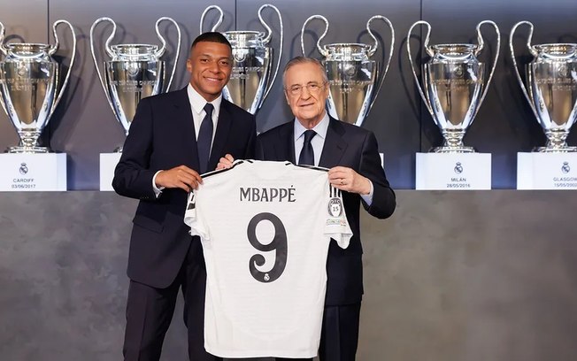 Mbappé é apresentado como reforço do Real Madrid