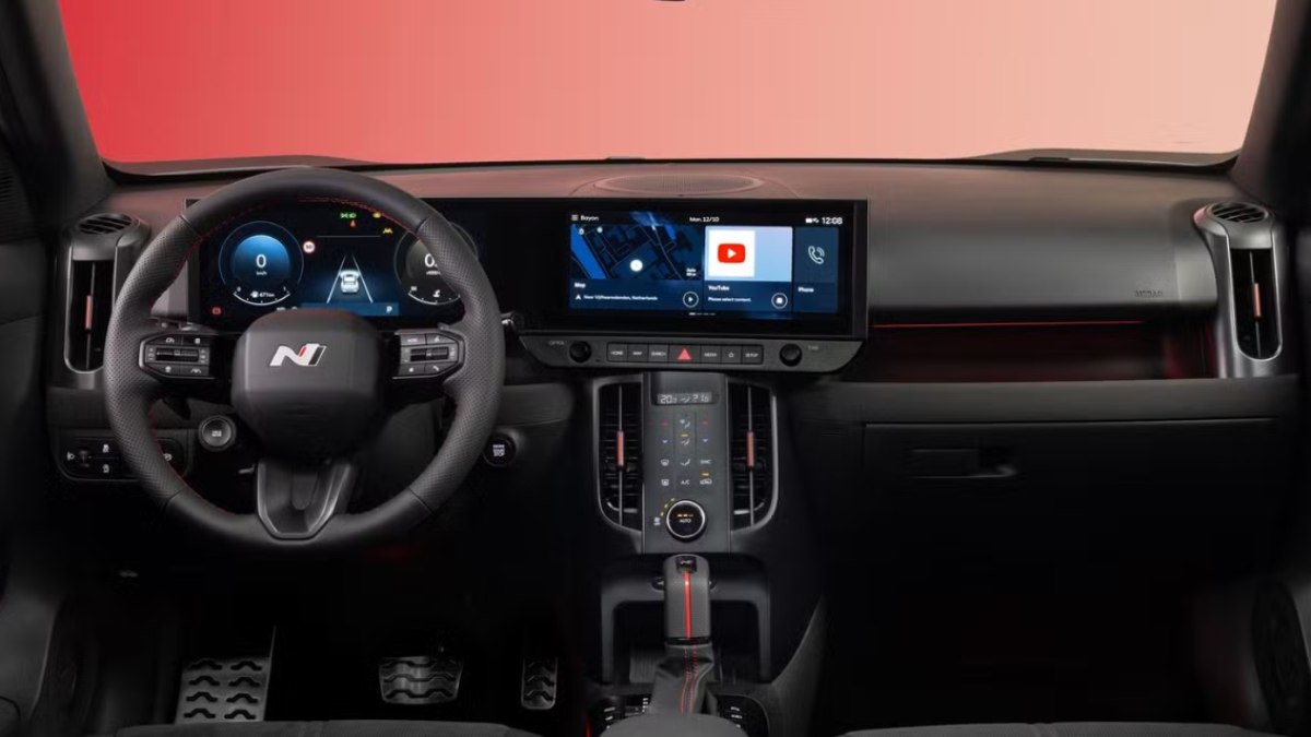 Parte interna do Hyundai Bayon