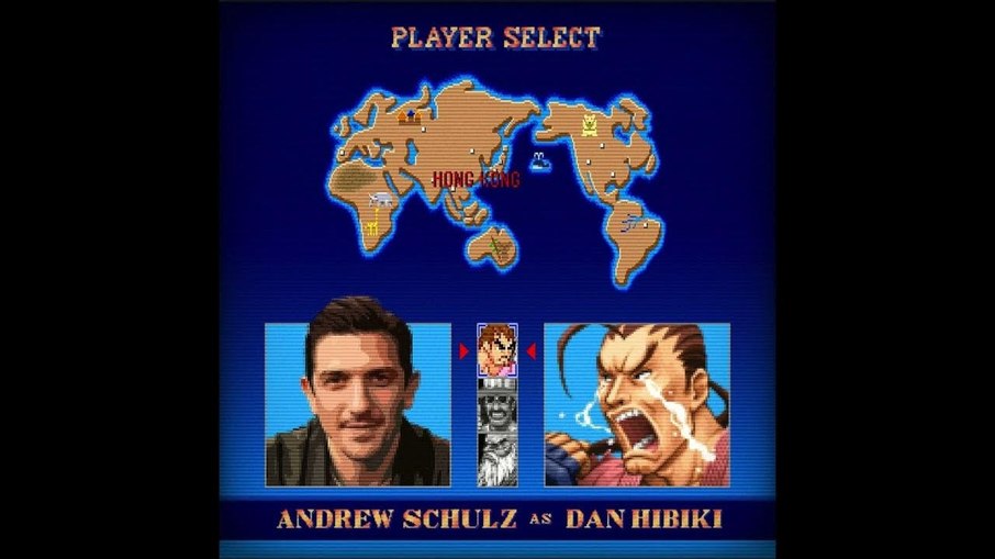 Andrew Schulz como Dan Hibiki em Street Fighter
