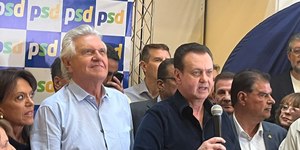 Convenção do PSD oficializa Caiado à Presidência, com Kassab vice