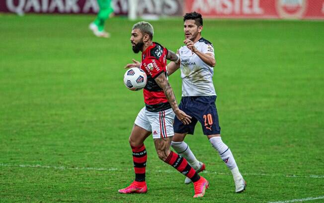 Flamengo x LDU. Foto: Alexandre Vidal / Flamengo