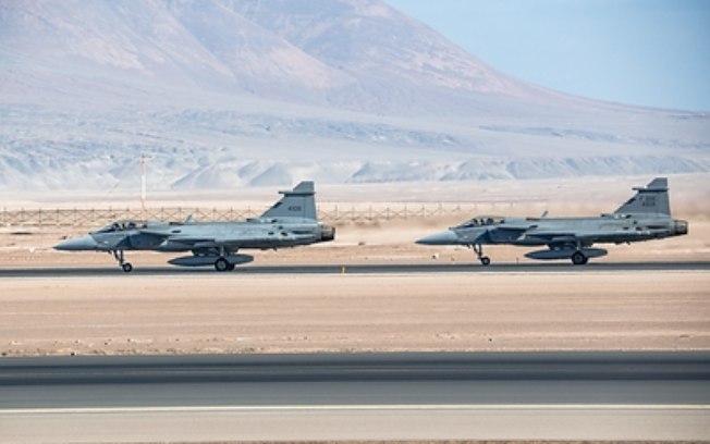 F-39E Gripen estreia em exercício multinacional fora do Brasil