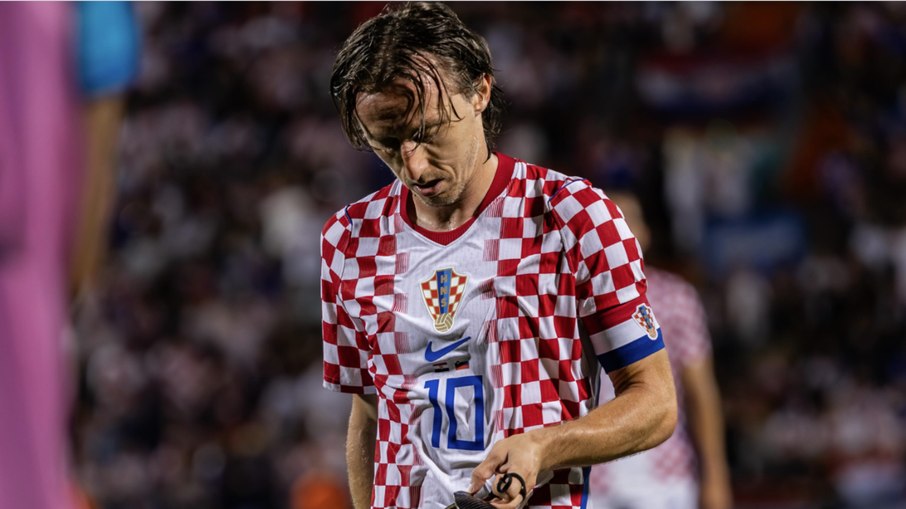 Luka foi eleito o melhor jogador da Copa de 2018 e levou a Bola de Ouro naquele ano