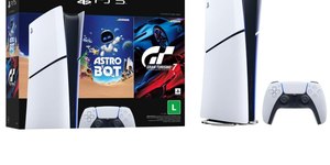 PS5 Digital com Astro Bot e Gran Turismo 7 chega para venda