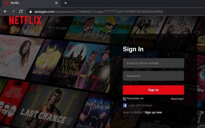 Site falso imita o da Netflix para tirar dados dos clientes