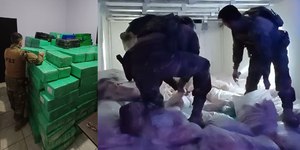 PRF encontra mais de 5 toneladas de "maconha congelada" em carga