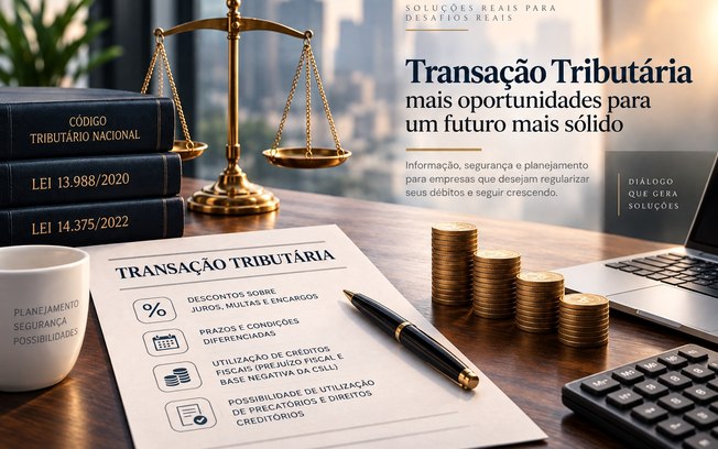 Transação tributária permite negociar dívidas com descontos
