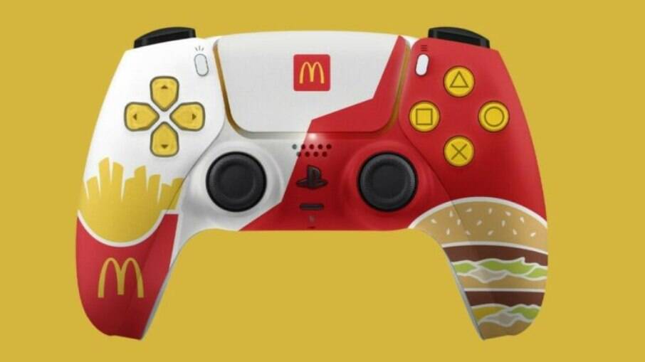 McDonald's faz promoção com controle de PS5 personalizado, mas Sony veta