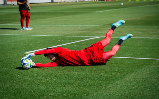 Rossi durante treino do Flamengo Rossi durante treino do Flamengo