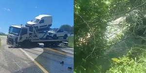 Empresária morre em acidente com caminhão guincho