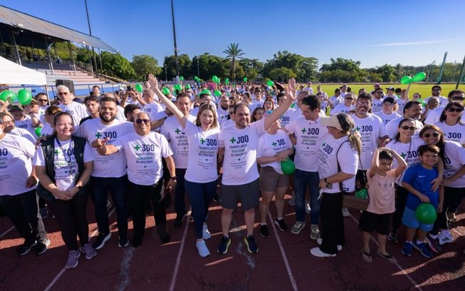 Hospital faz caminhada por 300 transplantes renais