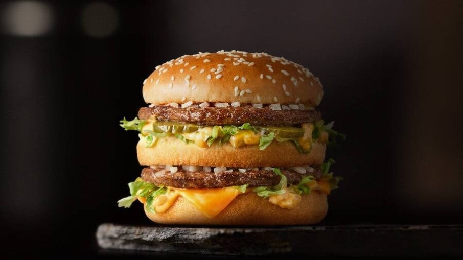 O lanche Big Mac, do McDonald's