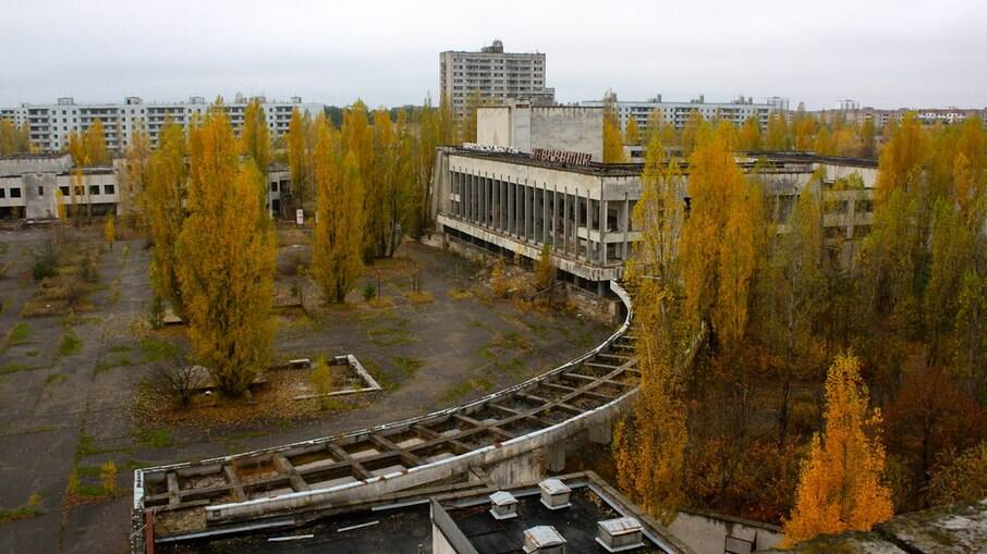 A usina de Chernobyl, na Ucrânia