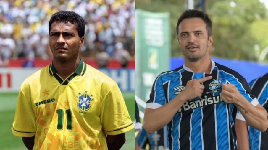 Romário e Falcão atuarão juntos em torneio pelo Grêmio Fut 7