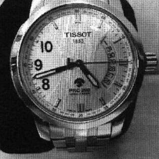 Feito em aço inox e cristal de safira, relógio suíço da marca Tissot foi vendido a R$ 1.300