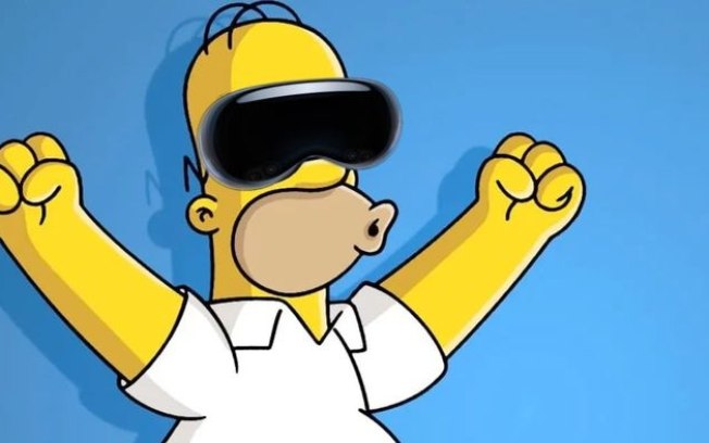 Como Os Simpsons previu (e ridicularizou) o Apple Vision Pro
