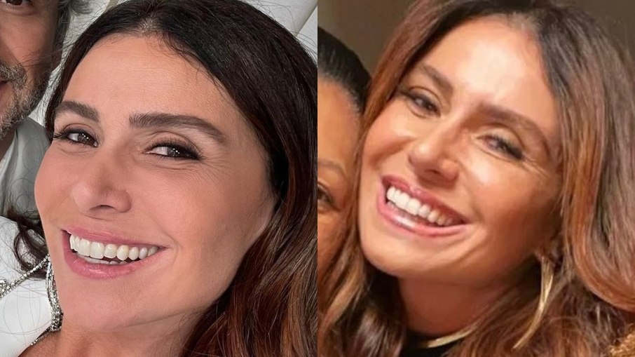 Giovanna Antonelli exibe antes e depois da Dona Helô